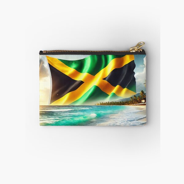 Item preview, Jamaican Flag (Beach) designed and sold by Intriguing Designs.