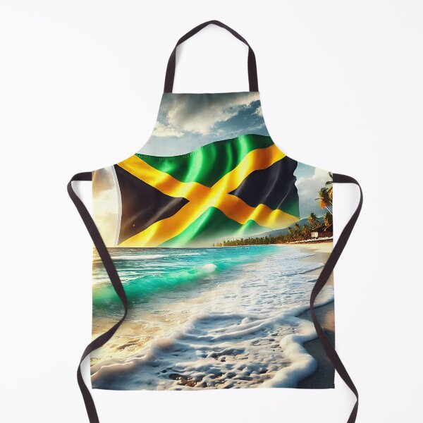 Item preview, Jamaican Flag (Beach) designed and sold by Intriguing Designs.