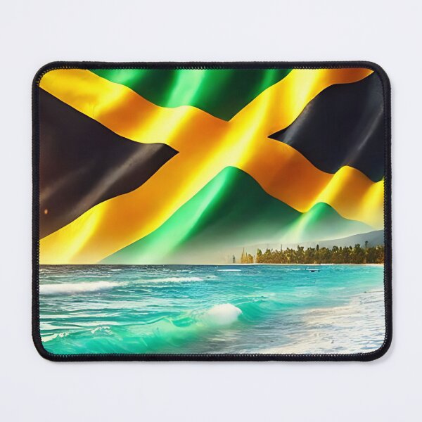 Item preview, Jamaican Flag (Beach) designed and sold by Intriguing Designs.