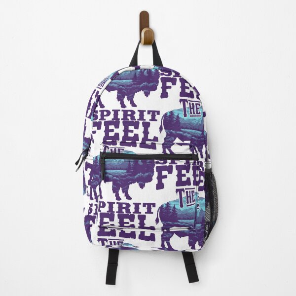 Item preview, Feel The Spirit Majestic Bison Blue Mountain Silence designed and sold by SplashTastic.