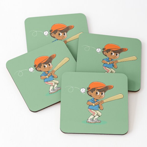 Item preview, scared little baseball player is waiting for the ball designed and sold by duxpavlic.