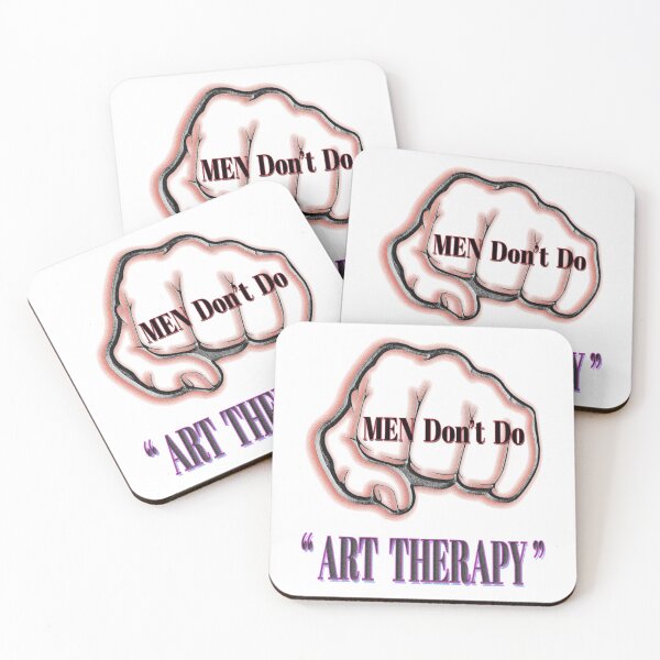 Item preview, Men don't do Art Therapy designed and sold by Huskyyy Designs.
