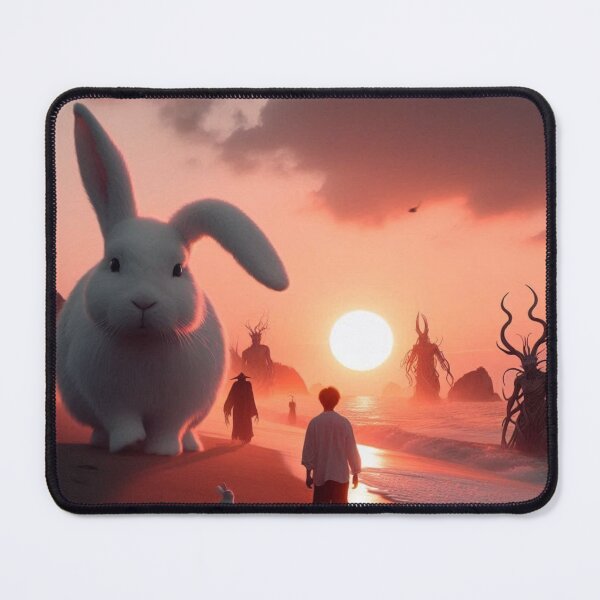 Item preview, Giant rabbit roaming the beach and fantastic creatures designed and sold by Dogandesighn.