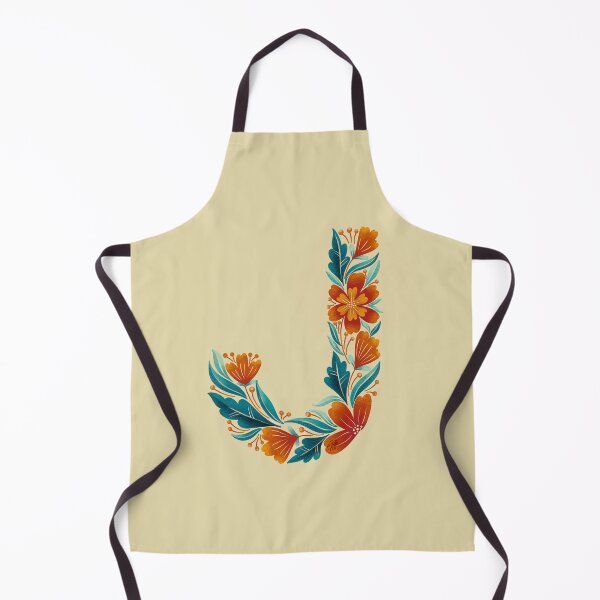 Item preview, Floral letter J designed and sold by Kaushlydraw.