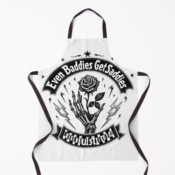 Item preview, Even Baddies Get Saddies – Gothic Aesthetic Design designed and sold by haitrieuic96.