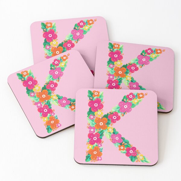 Item preview, Floral letter K designed and sold by Kaushlydraw.