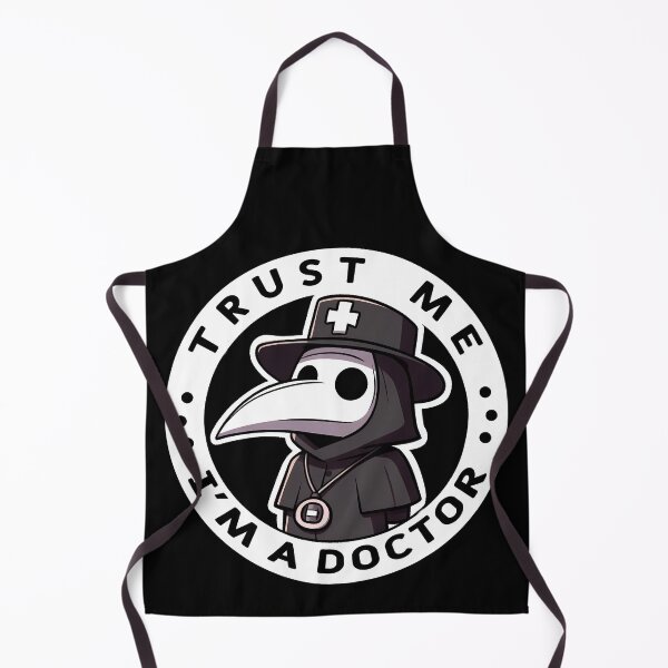 Item preview, Funny Plague Doctor - Trust Me I'm a Doctor designed and sold by Funny Vintage Stickers And T-Shirts.