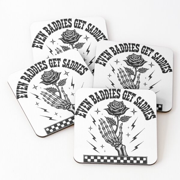 Item preview, Even Baddies Get Saddies – Gothic Aesthetic Design designed and sold by haitrieuic96.