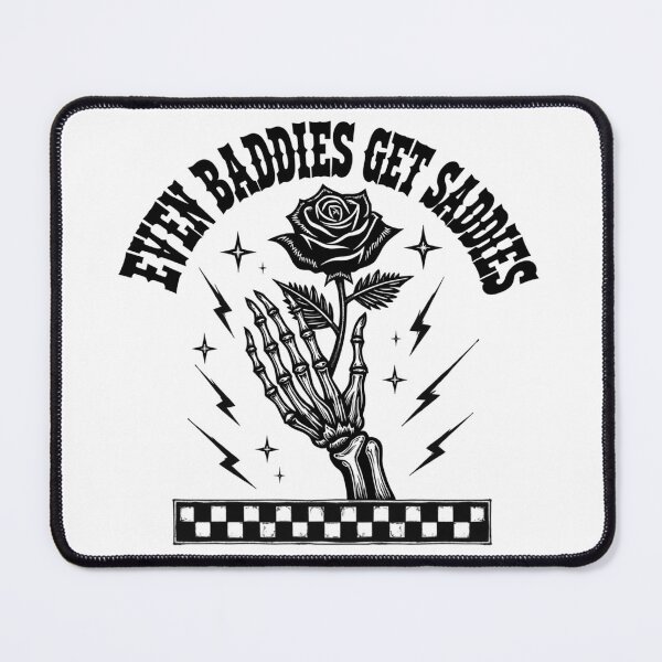 Item preview, Even Baddies Get Saddies – Gothic Aesthetic Design designed and sold by haitrieuic96.