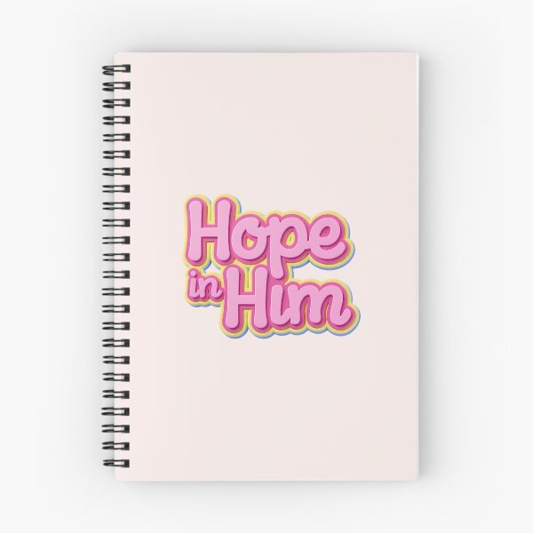 Item preview, Hope in Him – Rom. 15:13 Kawaii Pink 3D Jesus Christian Quote designed and sold by  KnitLuv.