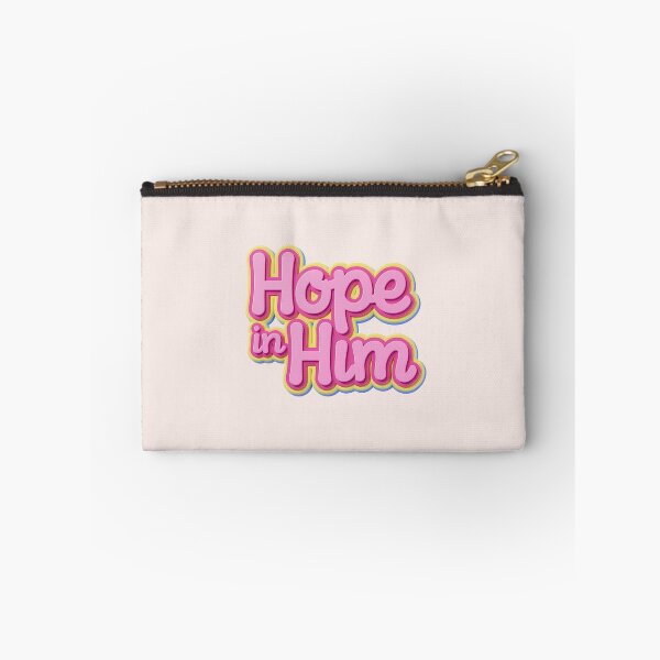 Item preview, Hope in Him – Rom. 15:13 Kawaii Pink 3D Jesus Christian Quote designed and sold by  KnitLuv.