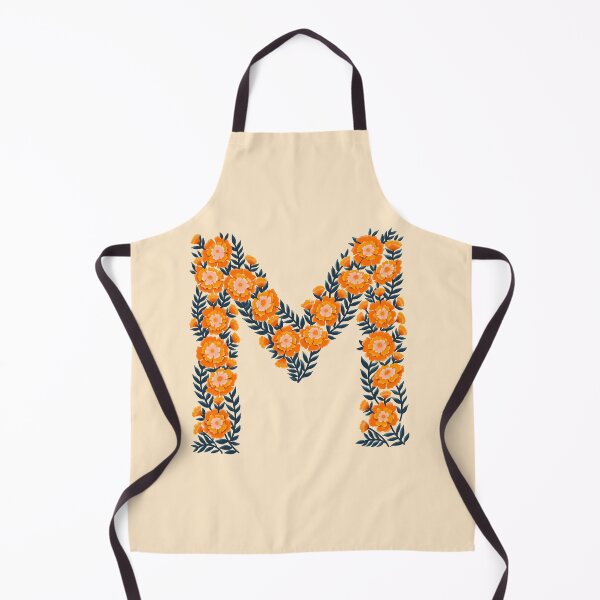 Item preview, Floral letter M designed and sold by Kaushlydraw.