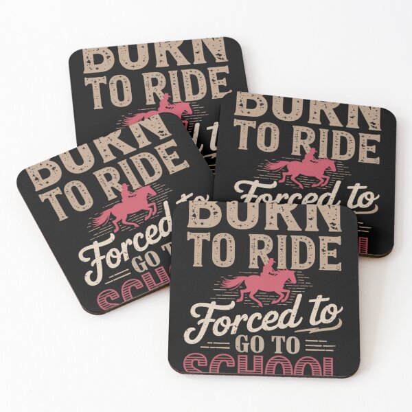 Item preview, Born Ride Horse Forced To Go To School Funny Barrel Racing designed and sold by tearbytea.