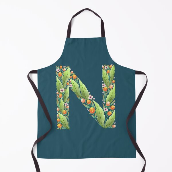 Item preview, Floral letter N designed and sold by Kaushlydraw.