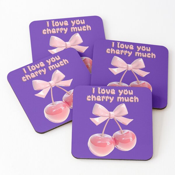 Item preview, coquette cherry, romantic quote designed and sold by Mauswohn.