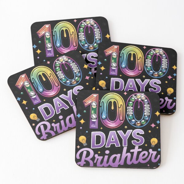 Item preview, Brighter Happy 100th Day Of School designed and sold by tearbytea.
