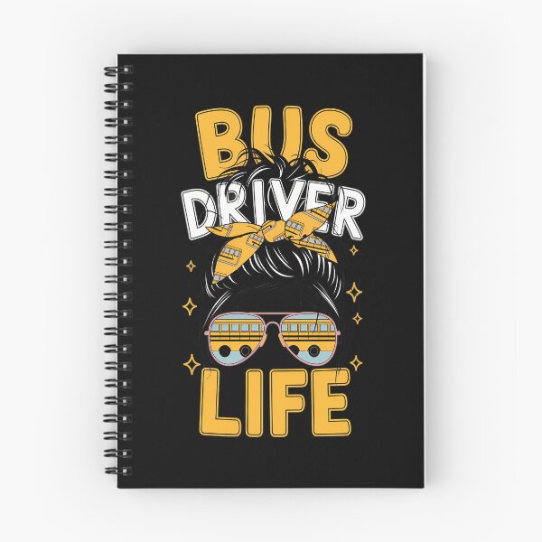 Item preview, Bus Driver Life Messy Bun Bus School Bus Driver designed and sold by tearbytea.