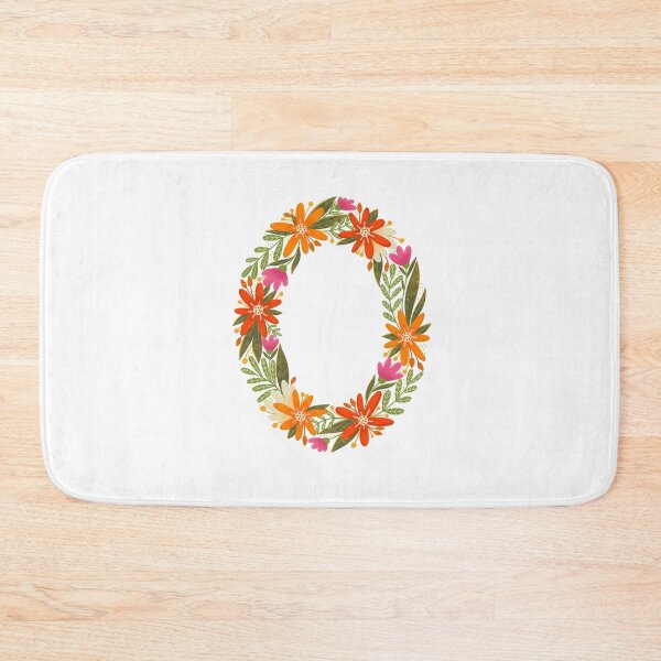 Item preview, Floral letter O designed and sold by Kaushlydraw.