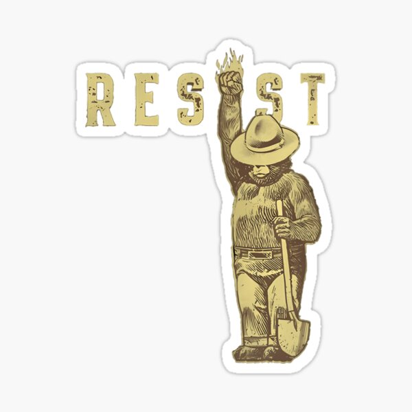 Item preview, Smokey The Bear Resist  Funny designed and sold by delacerdaan.