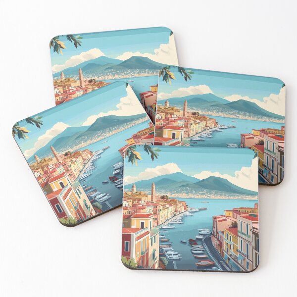 Item preview, Naples Travel Poster, Perfect Gift for Travel Enthusiasts, Vintage Style Wall Art, Italy Wall art for home decor, Naples print. designed and sold by Thegalleryshop1.