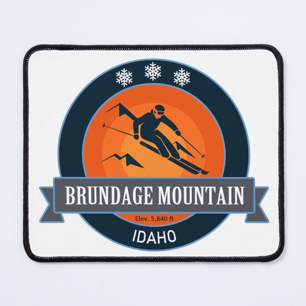 Item preview, Brundage Mountain Idaho Skiing Badge designed and sold by Wanderful-roads.
