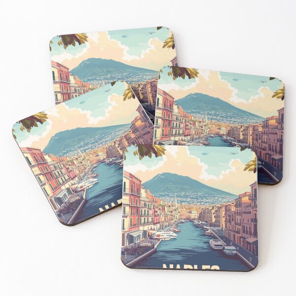 Item preview, Naples Travel Poster, Perfect Gift for Travel Enthusiasts, Vintage Style Wall Art, Italy Wall art for home decor, Naples print. designed and sold by Thegalleryshop1.