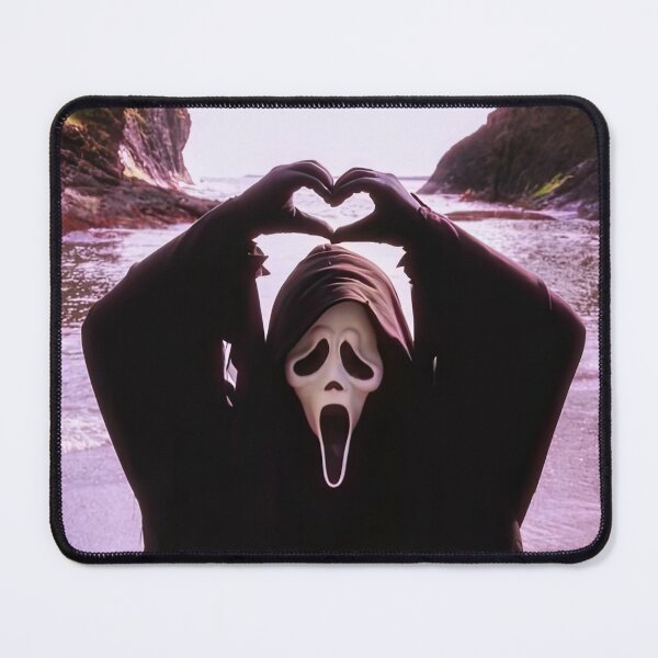 Item preview, Scream Movie Ghostface Spooky Love, Vintage Ghostface Heart Hands Design designed and sold by YubitaLeLe.