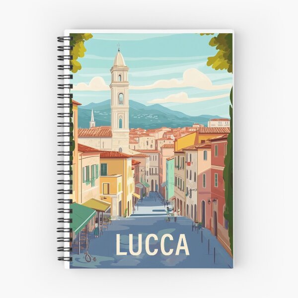 Item preview, Lucca Travel Poster, Perfect Gift for Travel Enthusiasts, Vintage Style Wall Art, Italy Wall art for home decor, Lucca print. designed and sold by Thegalleryshop1.