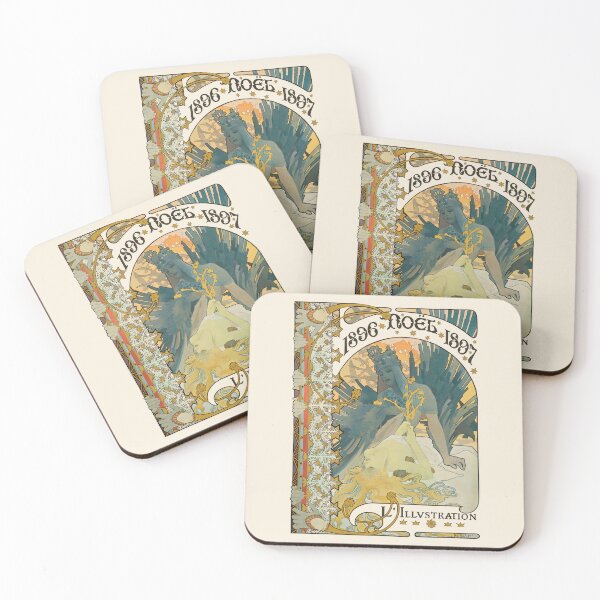 Item preview, Alphonse Mucha - Ex libris para Herbert Ingram, 1896 designed and sold by elektronen.