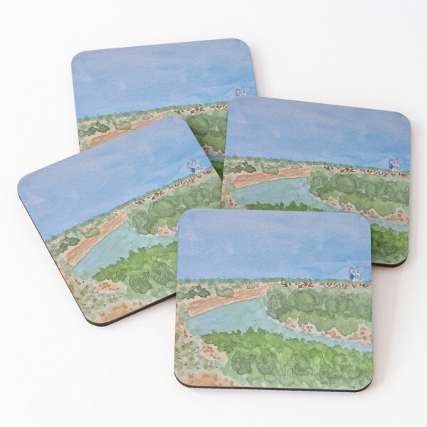 Item preview, Waikerie water silo designed and sold by Rebecca Joy Art.