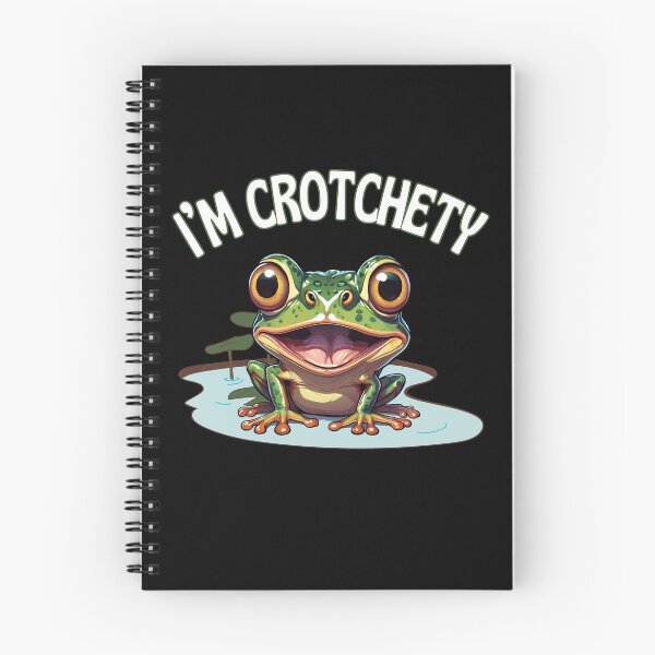 Item preview, I'm Crotchety Happy Frog designed and sold by CheryleaDesigns.