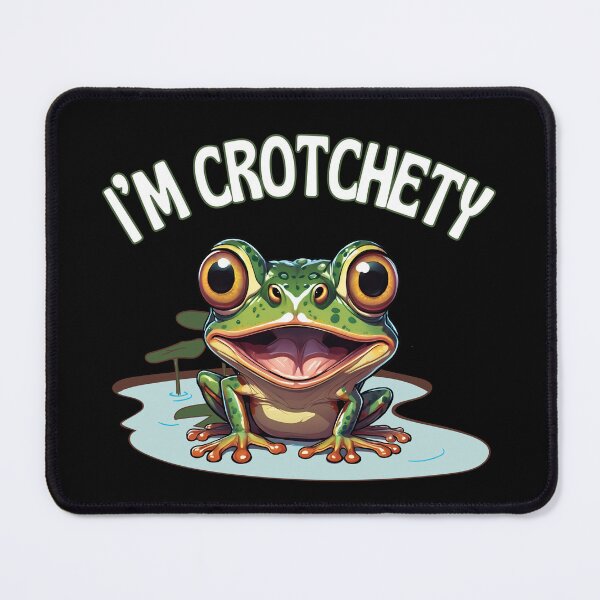 Item preview, I'm Crotchety Happy Frog designed and sold by CheryleaDesigns.