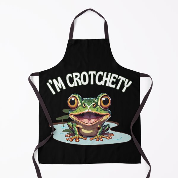 Item preview, I'm Crotchety Happy Frog designed and sold by CheryleaDesigns.