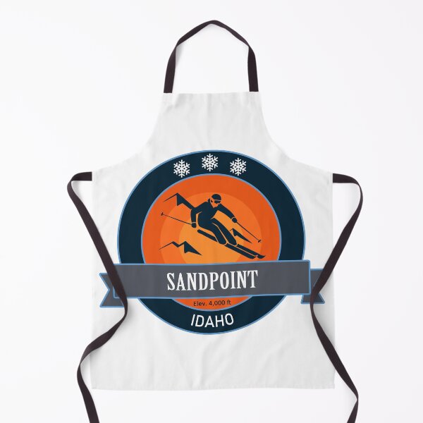 Item preview, Sandpoint Idaho Skiing Badge designed and sold by Wanderful-roads.