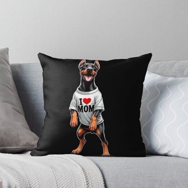 Artikelvorschau, Dobermann Mama Ich liebe Mama Dobermann Liebhaber entworfen und verkauft von Kimberley King Art King Art.