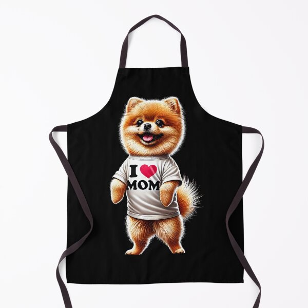Artikelvorschau, Pomeranian Mama Ich liebe Mama Pomeranian Liebhaber entworfen und verkauft von Kimberley King Art King Art.