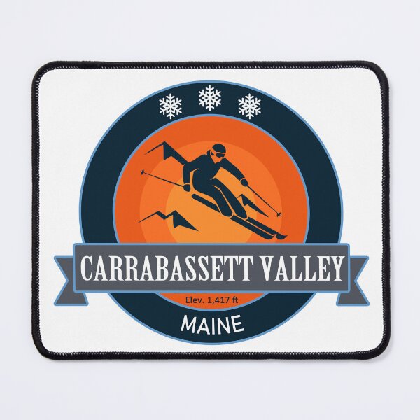 Item preview, Carrabassett Valley Maine Skiing Badge designed and sold by Wanderful-roads.