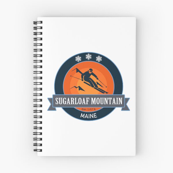 Item preview, Sugarloaf Mountain Maine Skiing Badge designed and sold by Wanderful-roads.