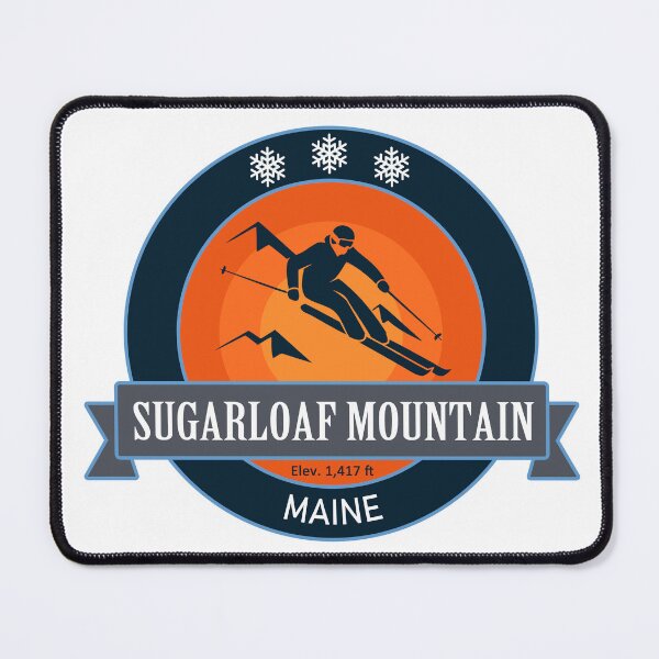 Item preview, Sugarloaf Mountain Maine Skiing Badge designed and sold by Wanderful-roads.