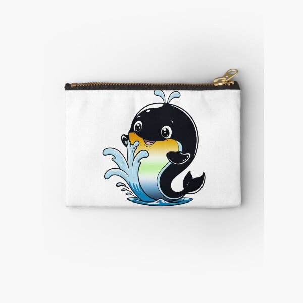 Aperçu de l'œuvre Baleine Kawaii AroAce Agender - Conception de fierté AroAce Agender créée et vendue par Travelslightly.
