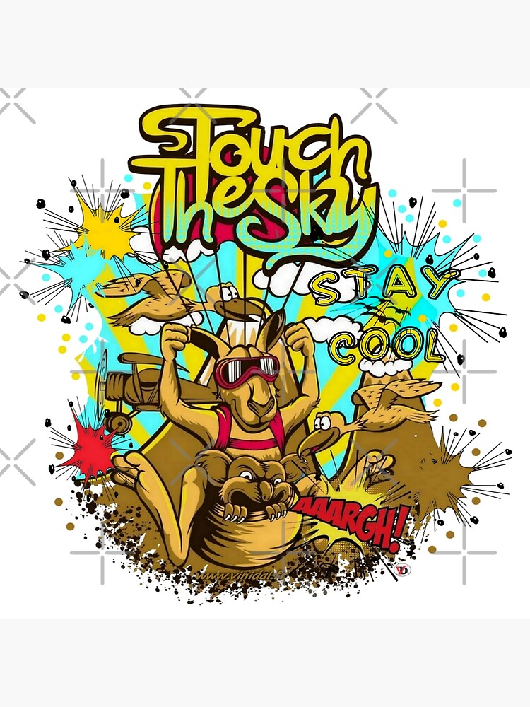 Aperçu 2 sur 2. Tote bag avec l'œuvre Touch The Sky. créée et vendue par Vinidal.