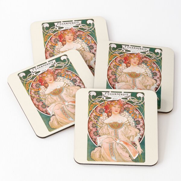 Item preview, Alphonse Mucha - 'F. Champenois Imprimeur-Editeur', 1898 designed and sold by elektronen.