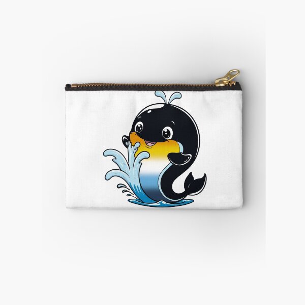 Item preview, Kawaii AroAce Whale - AroAce Pride Design designed and sold by Travelslightly.