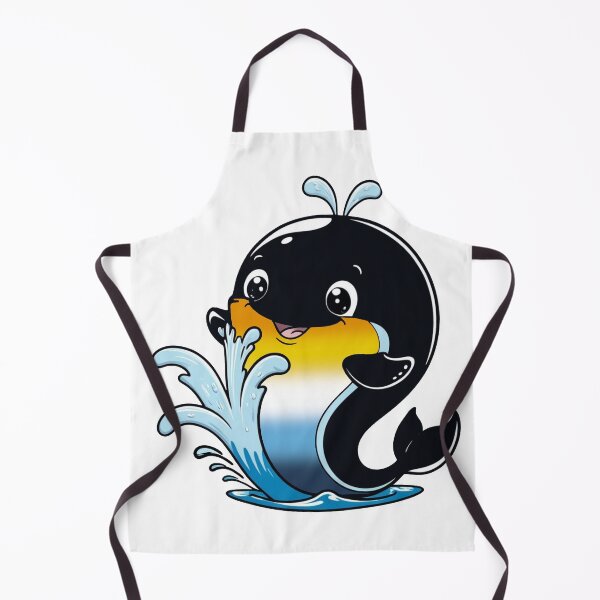 Item preview, Kawaii AroAce Whale - AroAce Pride Design designed and sold by Travelslightly.