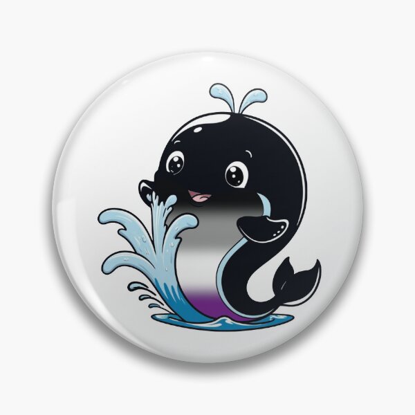 Item preview, Kawaii Asexual Whale - Ace Pride Design designed and sold by Travelslightly.