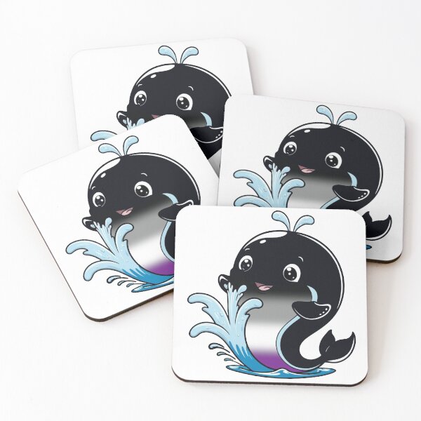 Item preview, Kawaii Asexual Whale - Ace Pride Design designed and sold by Travelslightly.