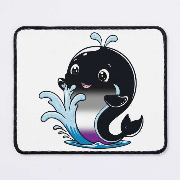 Item preview, Kawaii Asexual Whale - Ace Pride Design designed and sold by Travelslightly.