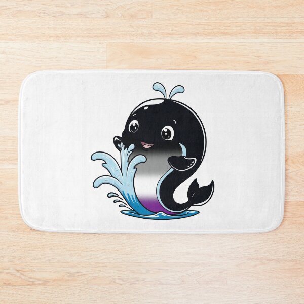Item preview, Kawaii Asexual Whale - Ace Pride Design designed and sold by Travelslightly.