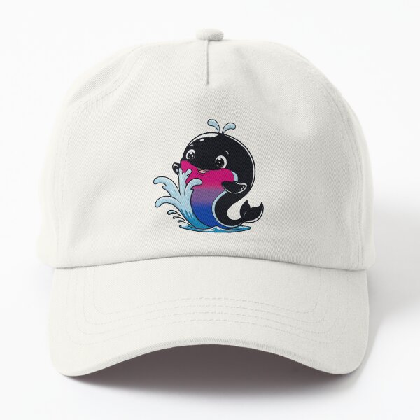 Aperçu de l'œuvre Baleine bisexuelle kawaii – Bi Pride Design créée et vendue par Travelslightly.