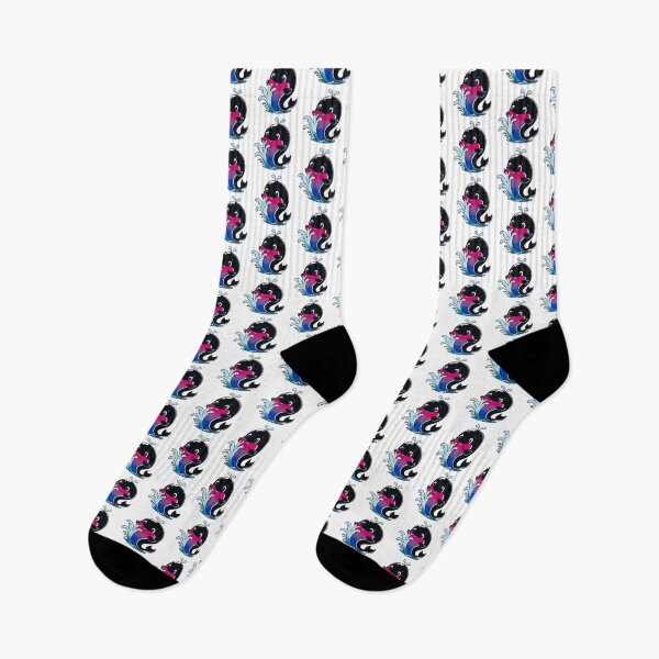 Item preview, Kawaii Bisexual Whale - Bi Pride Design designed and sold by Travelslightly.